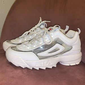 Fila Disruptor w/ Clear Panels Size 8.5